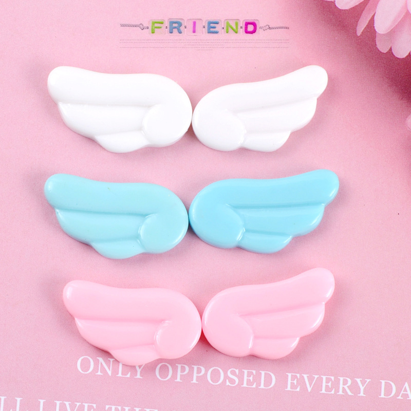 Embellishments For Scrapbooking - 10 قطعة Kawaii لطيف الملاك أجنحة