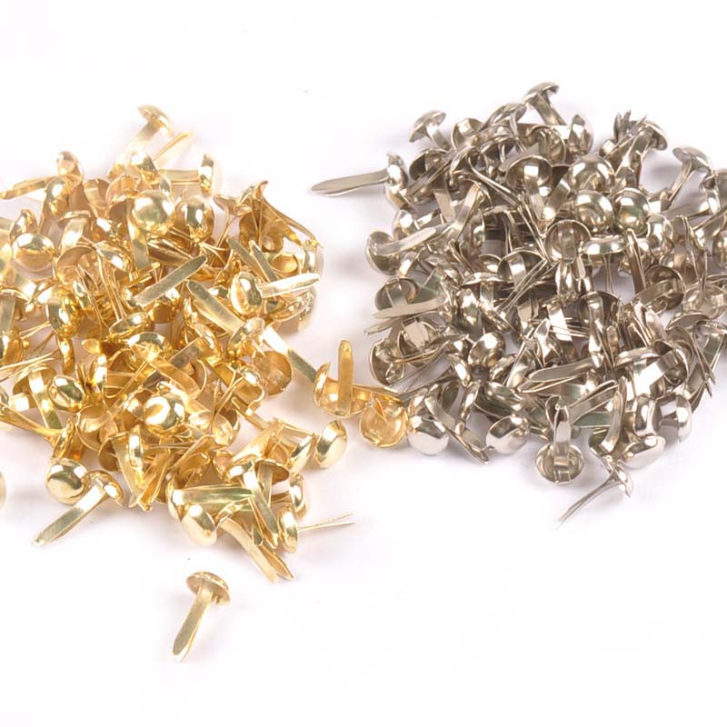 Embellishments For Scrapbooking - 100 قطعة من دبابيس الزينة المستديرة