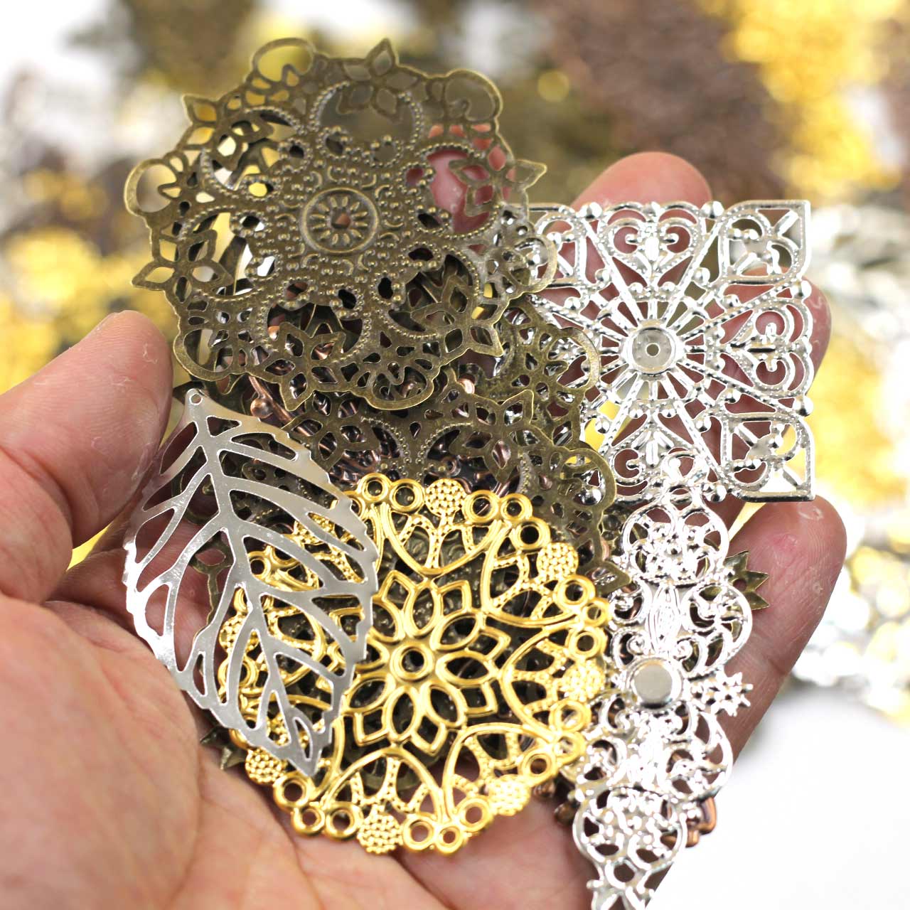 الزينة موصلات عشوائية مختلطة م - مراجعة Embellishment Crafts وسعره