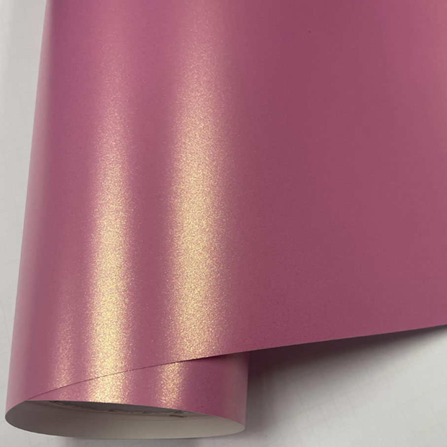 غلاف فينيل وردي لامع من Goldsa - مراجعة Glitter Vinyl Roll وسعره