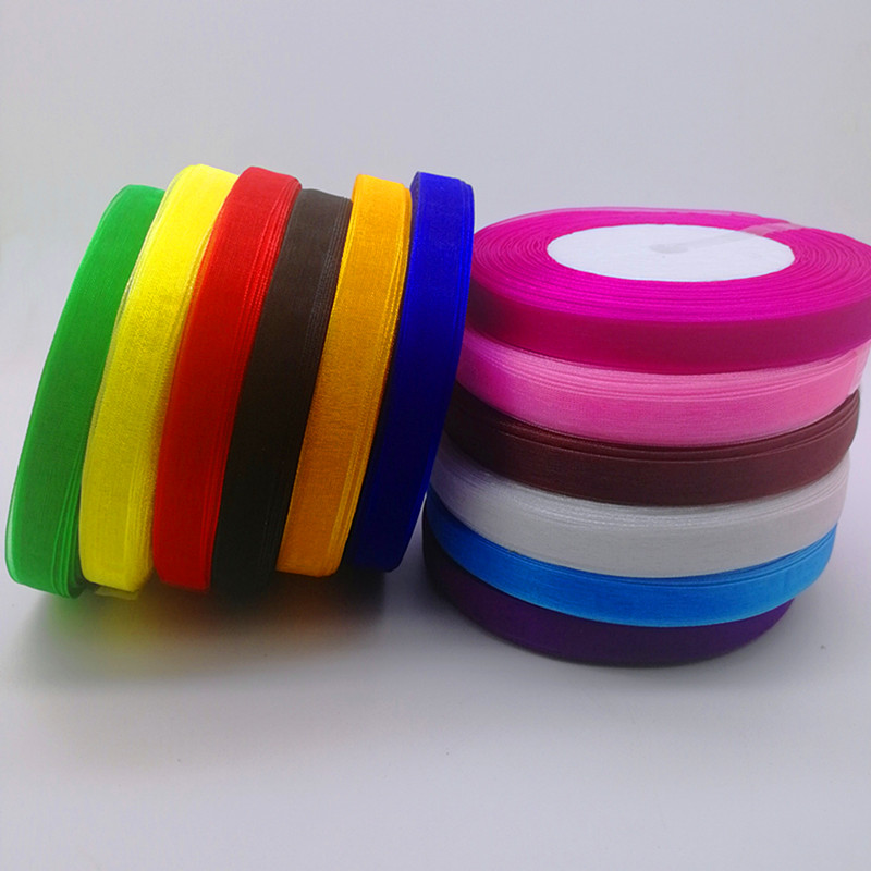 شريط اورجانزا ساتان ، 10 مللي  - مراجعة Organza Ribbon Spool وسعره