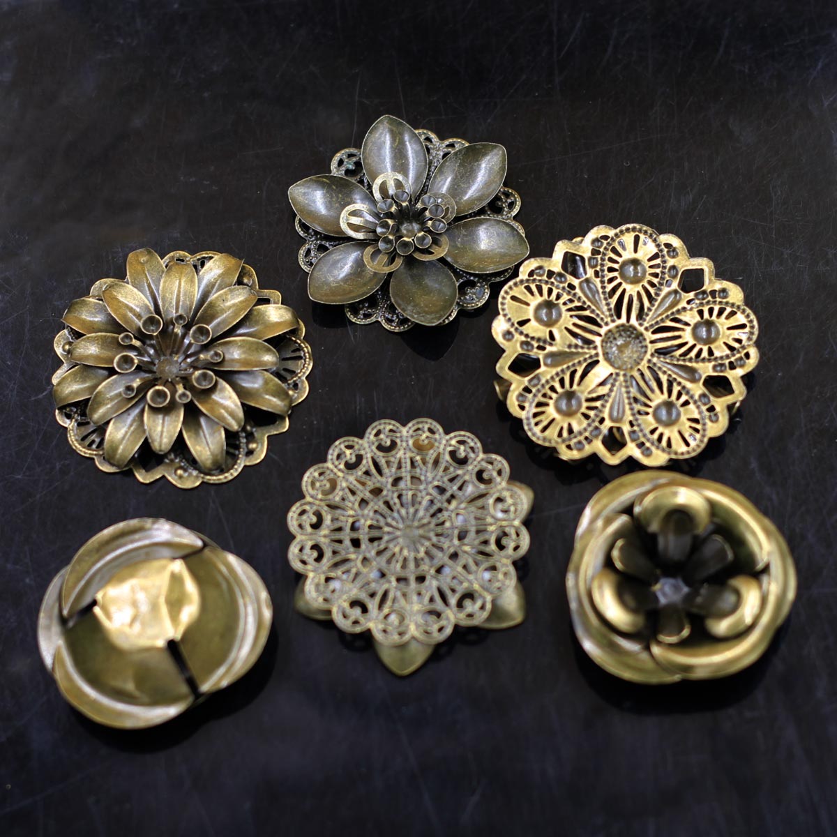 6 قطعة مزيج الزينة زهرة نمط تخ - مراجعة Embellishment Crafts وسعره
