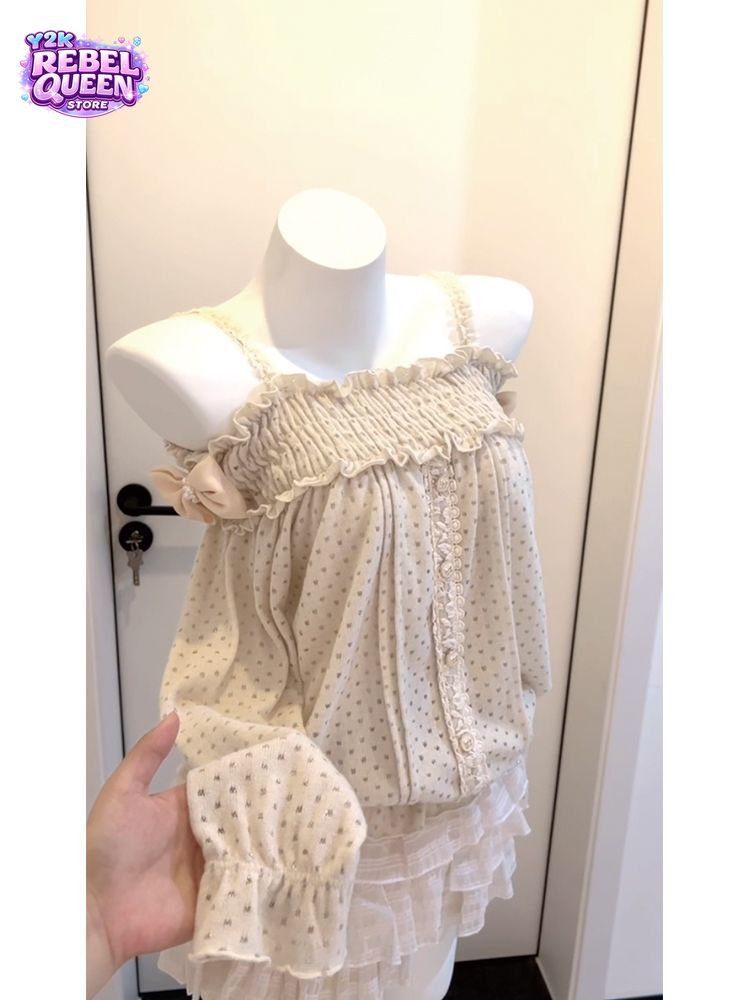 طقم تنورة يابانية كلاسيكية صغي - مراجعة Elastic Lace Trim وسعره